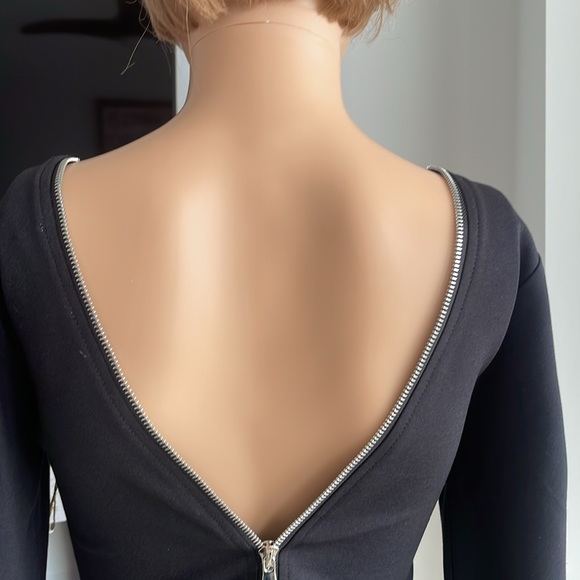 NWT BODYCON BASIC BLACK DRESS - Picture 6 of 12